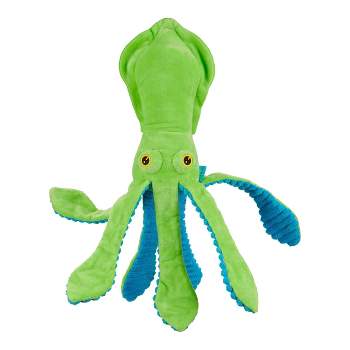 BARK Billy The Squid Dog Toy - Green