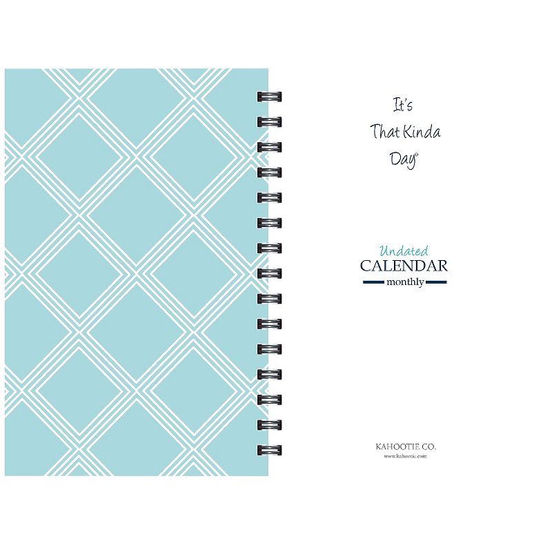 Kahootie Co. Kahootie Co Weekly Planner 6" x 9" Teal and White (ITKWTW), 2 of 8