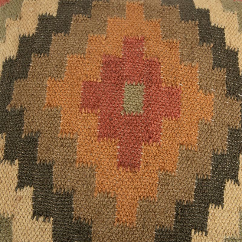 18&#34;x18&#34; Earthtones Southwestern Square Throw Pillow Cover - Rizzy Home, 5 of 8