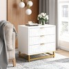 3 Drawer Dresser, Large Dresser for Bedroom, Wood Dresser with 3 Large Drawers - image 4 of 4