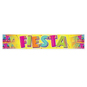 Beistle Fiesta Banner, 12" x 5', (1/Pkg) Multicolored - 1 of 4