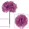 Floral Home 5" Pick Long Lavender Carnation Pick - 50-Piece - 2 of 4