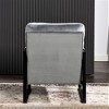 CAVINAS Mid Century Modern Accent Chair with Durable Square Metal Frame Armchair Comfy Chair for Living Room - 3 of 4