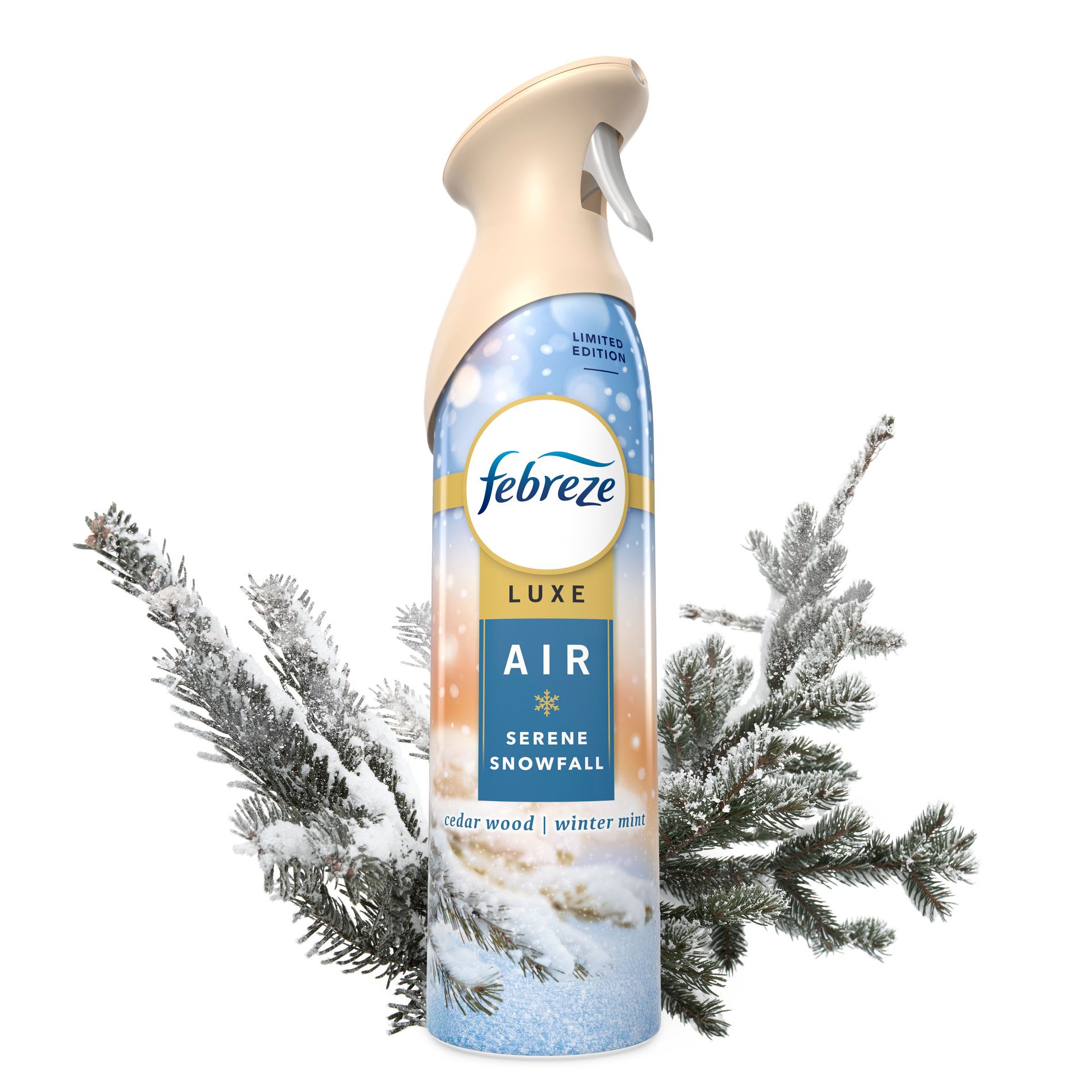 Febreze Luxe Air Freshener - Serene Snowfall - 8.1oz