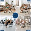 Saucer Chair, XL Foldable Plush Faux Fur Lounge Chair, Portable Accent Seat - 3 of 4