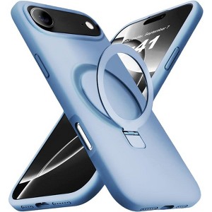 Entronix [Magnetic] Case Compatible with iPhone 17 Air - Soft-Touch Liquid Silicone Gripstand - 1 of 4