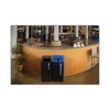 Rubbermaid Commercial Sustain Decorative Refuse with Recycling Lid, 23 gal, Metal/Plastic, Black/Blue - 4 of 4