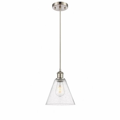 Berkshire - 1 Light Mini Pendant In Industrial Style-11.75 Inches Tall and 8 Inches Wide