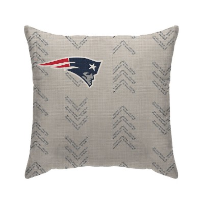 NFL New England Patriots Wordmark Decorative Throw Pillow