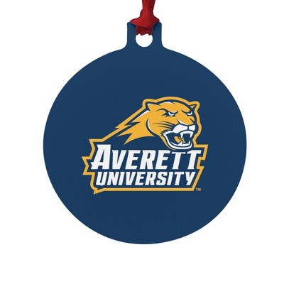 Averett University Cougars Logo Aluminum Holiday Christmas Tree Ornament