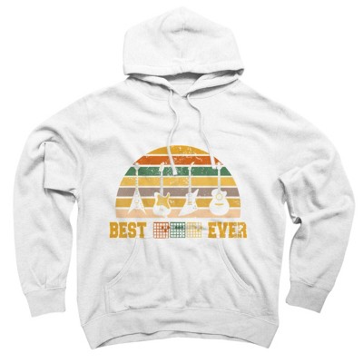 Adult Design By Humans Best Guitar Dad Ever Music Guitar Chord By BaoMinh Pullover Hoodie