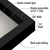 Americanflat 11x11 Shadow Box Frame with Shatter-Resistant Glass - Silhouette Collection - Black with Soft Felt Back - 3 of 4