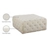Meridian Furniture,Ariel Velvet Ottoman/Bench - 4 of 4