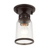 Livex Lighting Lawrenceville 1 - Light Flush Mount in  Bronze - 4 of 4