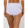 Allegra K Women's Elastic High-Waisted Unlined Breathable No-Show Hipster Underwear - 2 of 4