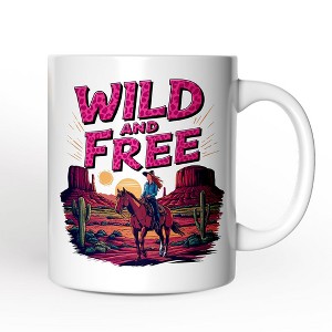 Wild And Free Western Mug, Woman Gift (Non-Custom Only)| OrnamentallyYou - 1 of 4