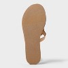 Women's Layla Ornament Thong Sandals - A New Day™ Tan - 4 of 4