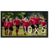 PosterPalooza | Panoramic Simple Black Picture Frame - UV Acrylic, Foam Board Backing, Hanging Hardware - 2 of 4