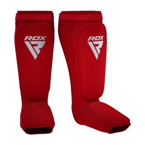 RDX Sports T1 Black Shin Instep Guards Premium Quality For Sparring, Grappling, Martial Arts, Kickboxing, Taekwondo, Karate - 1 of 4