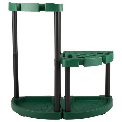 Green and Black Plastic Corner Tool Organizer 2-Pack