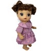 Doll Clothes Superstore Sequined Mauve Dress Fits 14 Inch Baby Alive And Little Baby Dolls - 4 of 4