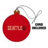 Seattle University Redhawks Logo Wood Christmas Tree Holiday Ornament - 2 of 4