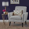 CAVINAS Faux Leather Accent Chair with Mid-Height Backrest and Birch Wood Legs,Upholstered Living Room Chairs,Reading Chairs for Living Room - 2 of 4