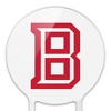 Bradley University Secondary Logo Acrylic Cake Topper Party Decoration for Wedding Anniversary Birthday Graduation - 3 of 4