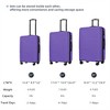 BEAFUP Hardshell Luggage Sets 3 Piece Double Spinner 8 Wheels Suitcase with TSA Lock Lightweight 20''24''28'' - 3 of 4