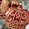 4.25"H & 4.25"H Sullivans Christmas Crown Ornament Set of 2  Silver-Gold - 2 of 3