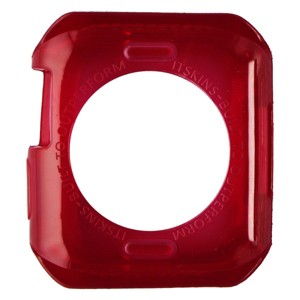 ITSKINS Spectrum Case 2-Pack for Apple Watch SE 2nd/6/5/4 (44mm) - Clear & Red - 1 of 1