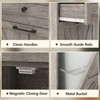 Double Tilt Out Trash Bin Cabinet, Hidden Trash Holder for 10 Gallon Garbage Can - 4 of 4