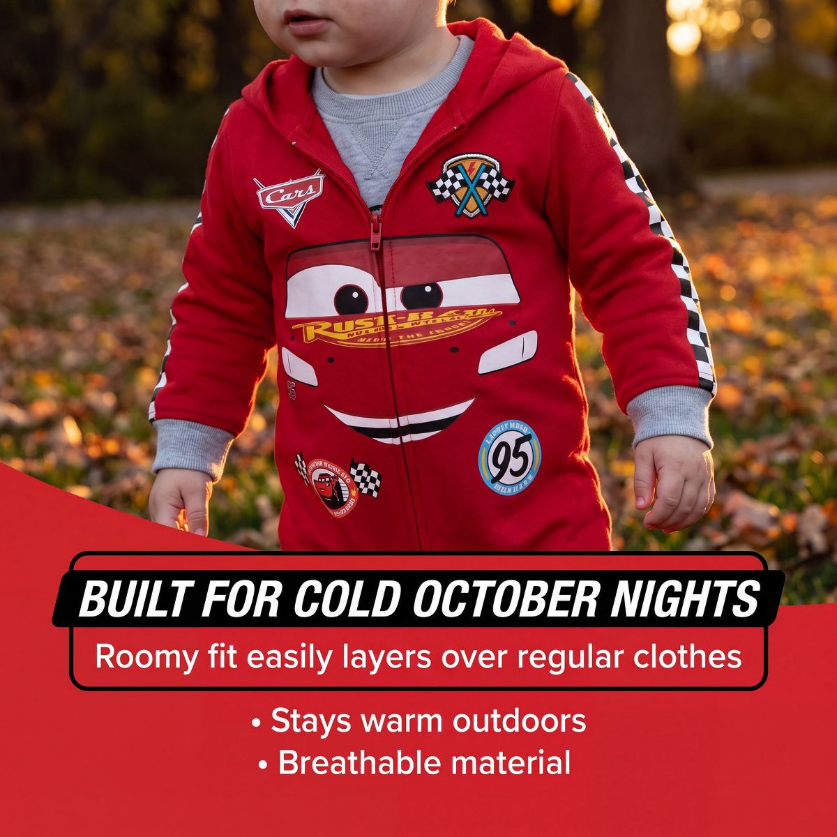 Disney Cars Baby Cosplay Hooded One Piece Newborn to Infant - thumbnail 10