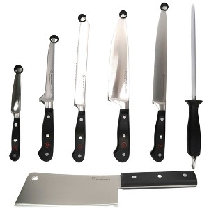 Wusthof Classic Six Piece Cook's Set 1120160602 with 6" Cleaver Knive Black - 1 of 4