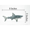 Collectible Wildlife Gifts | Shark, Megalodon, Big Tooth Shark, Museum Quality, Rubber Fish, Hand Painted, Realistic Toy Model, Gift, 8"  CH398 BB151 - 3 of 4