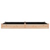 VidaXL Garden Raised Bed with Liner 94.5 in.x47.2 in.x9.8 in. Solid Wood Fir - 4 of 4