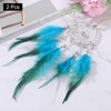 Unique Bargains Small Handmade Macrame Dream Catchers for Home Decoration 2 Pcs - 3 of 4