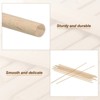 Unique Bargains Unfinished Round DIY Crafts Home Decor Wood Sticks 100 Pcs - 4 of 4