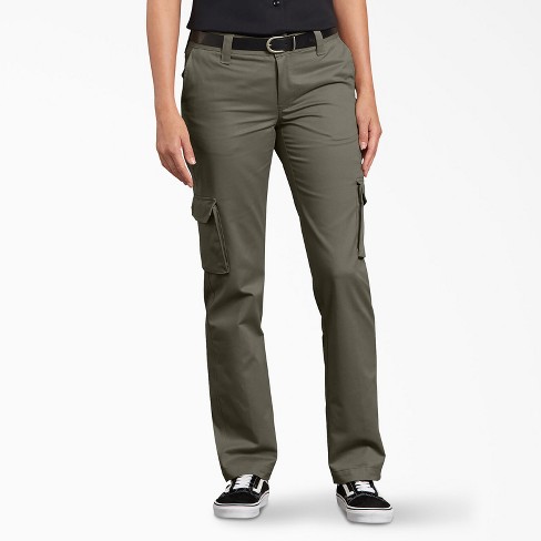 Dickies Women's Flex Relaxed Fit Cargo Pants, Grape Leaf (ge), 12rg ...