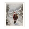 Gulches 2-Piece Vignette On The Eve of Christmas White Framed Wall Art by Jo Moulton, Ready-to-Hang for Living Room, Holiday Decor - 4 of 4