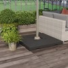 Gulches 4-Piece Cantilever Patio Umbrella Base Weights, 176 lbs Water/264 lbs Sand Capacity - Black - 2 of 4