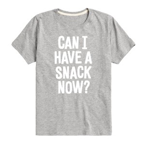 Boys' - Instant Message - Can I Have A Snack Now Short Sleeve Graphic T-Shirt - 1 of 4