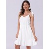 INSPIRE CHIC Women's Summer Sleeveless Cami Adjustable Strap Mini Beach Sundress - 2 of 4