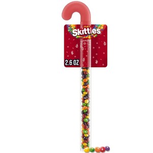 Skittles Filled Christmas Candy Canes - 2.6oz - 1 of 4