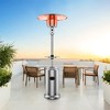 48,000 BTU Patio Heater for Outdoor Use Wheels, Round Table Design and Cover, Triple Protection System - 3 of 4