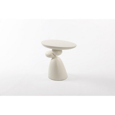 Modern Coffee Table End Table, Pedestal Center Tea Side Table, Accent Table for Small Spaces, Living Room Drink Martini Table, for Home Decor