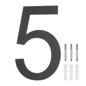 Unique Bargains 304 Stainless Steel Durable Rustproof House Numbers 1 Pc - 1 of 4