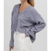 Women's DOS SANTOS TEXTURED TOP - day + moon - 4 of 4