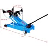 Floor Jack Automotive,Hydraulic Transmission Service Floor Jack 1/2 Ton (1000 Lb) Capacity Low Profile Hydraulic Floor Jack for Trucks Repair - 3 of 4