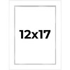 PosterPalooza | Modern Shadow Box 1" Depth White Picture Frame - UV Acrylic, Backing, Hanging Hardware - 2 of 4